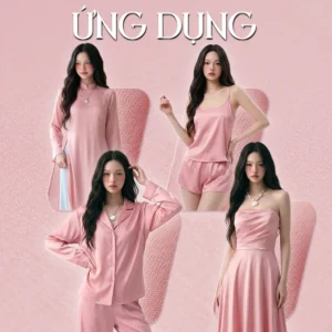 Ứng dụng may mặc từ vải Lụa Vân 8700, Thiên Trì Textiles Factory
